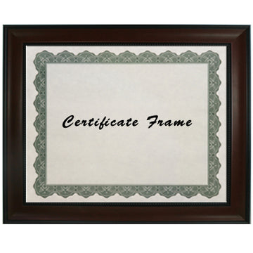 Modern Black Certificate Frame
