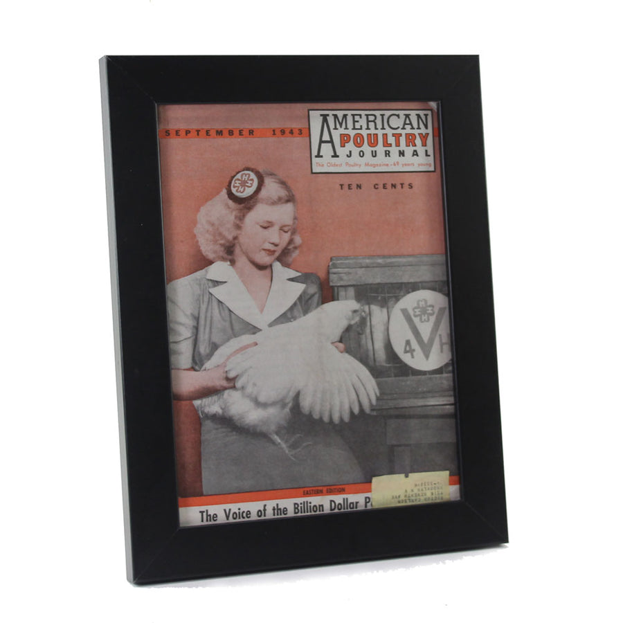 Matted AMERICAN POULTRY JOURNAL FRAME FOR 8