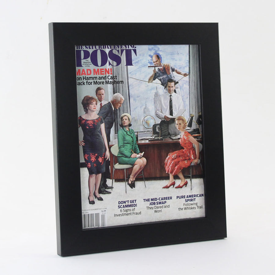 Matted Saturday Evening Post FRAME FOR 10 1/2